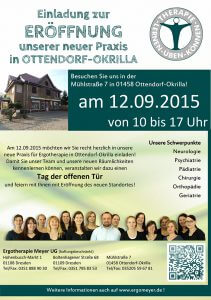 Einladung zur Eröffnung unserer neuen Praxis für Ergotherapie in Ottendorf-Okrilla